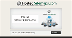 Desktop Screenshot of hostedsitemap.com